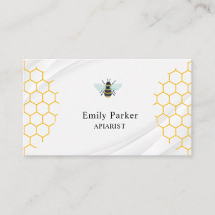 Vintage Honey Bee Farm Business Card
