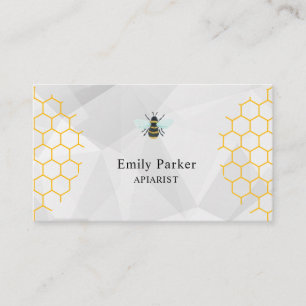 Vintage Honey Bee Farm Business Card