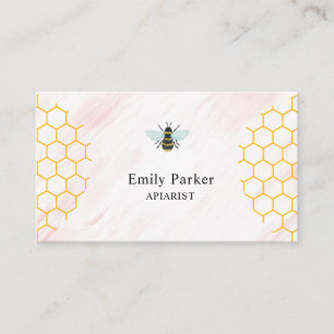 Vintage Honey Bee Farm Business Card