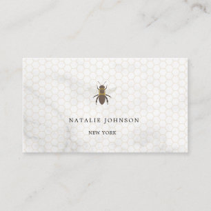 Vintage Honey Bee Farm Business Card