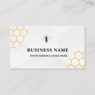 Vintage Honey Bee Farm Business Card