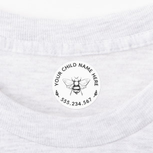 Vintage Honey Bee Graphic Custom Laundry Kids