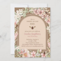 Vintage Honey Bee Wildflower Second Birthday