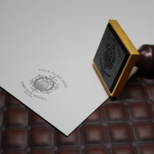 Vintage Honey Jar Label Personalised Stamp