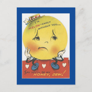 Vintage Honeydew Valentine Holiday Postcard