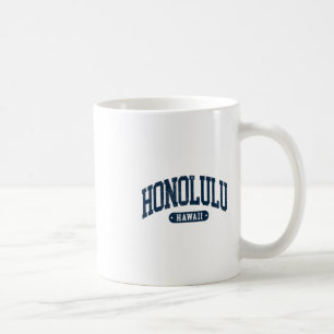 Vintage Honolulu Hawaii Oahu Souvenir Mens Womens Coffee Mug