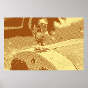 Vintage Hood Ornament Canvas Print