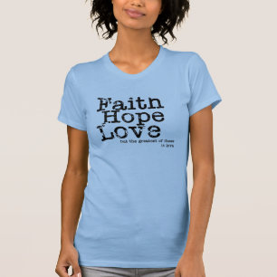 Vintage Hope Faith Love T-Shirt
