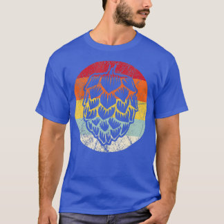 Vintage Hops Retro Craft Beer Hop Leaf Party T-Shirt