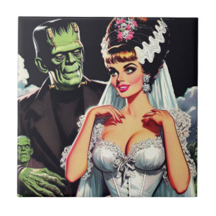 Vintage Horror Bride Tile