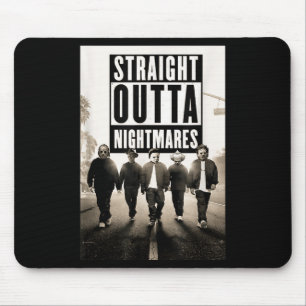Vintage Horror Halloween Scary Straight Outta S Mouse Pad