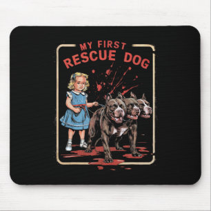 Vintage Horror Movie Lover Retro Halloween Shirt R Mouse Pad