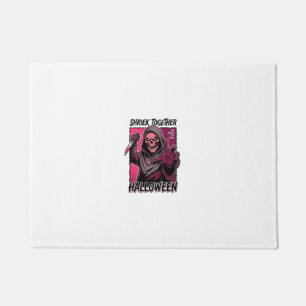 Vintage Horror Shirt with Engraved Slasher Hallowe Doormat
