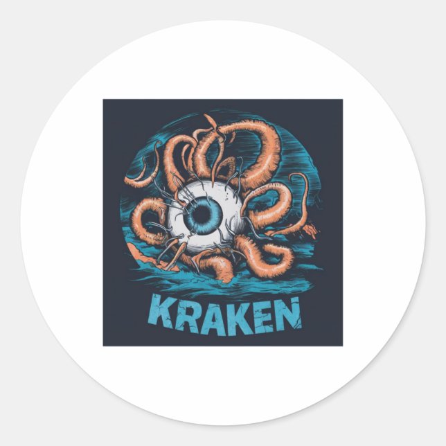 Vintage Horror Sticker  (Front)