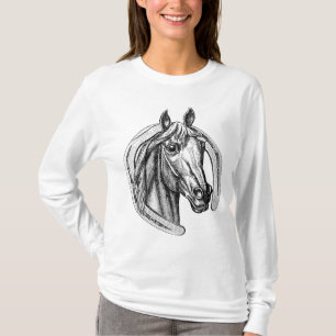 Vintage Horse and Horseshoe Tee Shirt