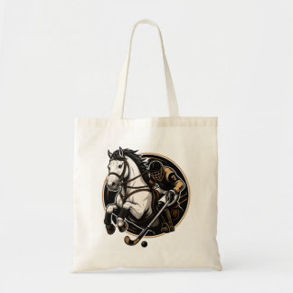 Vintage Horse Art Tote Bag - Majestic Stallion Can