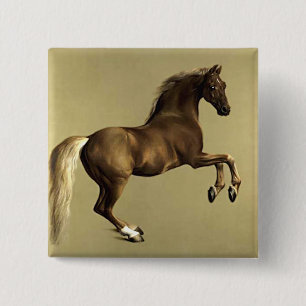 Vintage Horse Art: Whistlejacket 15 Cm Square Badge