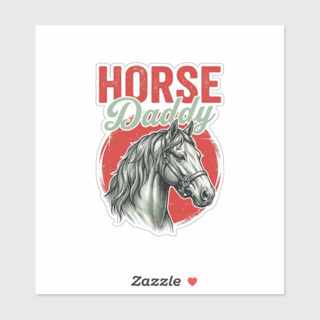 Vintage Horse Daddy Engraving (Sheet)