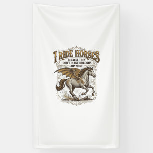 Vintage Horse Dragon Fantasy Rider Shirt Design_1 Banner