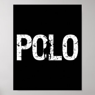 Vintage Horse Polo Gifts For Polo Players Horsebac Poster
