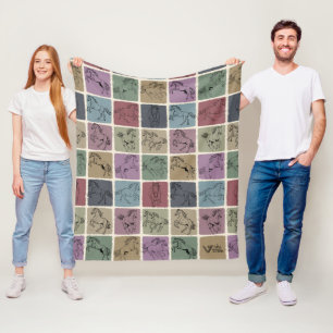 Vintage Horse Racing Blanket Equestrian Lover