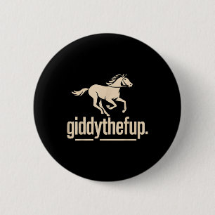 Vintage Horse Racing Funny Derby Horse T-shirt.png 6 Cm Round Badge