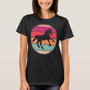 Vintage Horse Retro Horse Silhouette Animal   70s  T-Shirt