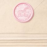 Vintage Horse Standing Name Return Address Wax Seal Sticker<br><div class="desc">Vintage Horse Standing Name Return Address - Wax Seal  ==========</div>
