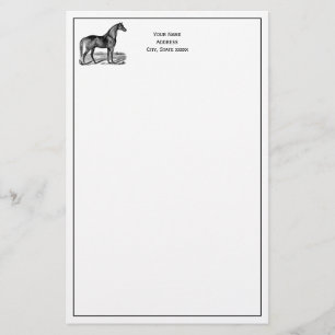 Vintage Horse Standing Stationery