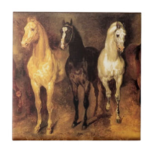 Vintage Horses Tile