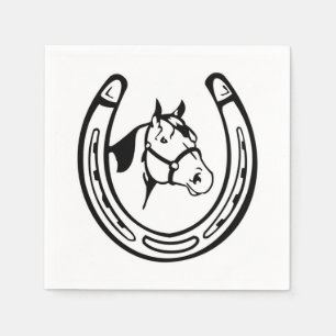Vintage Horseshoe Napkin