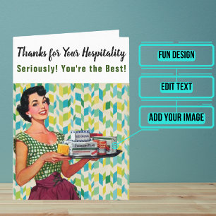 Vintage Hospitality Thank You Card