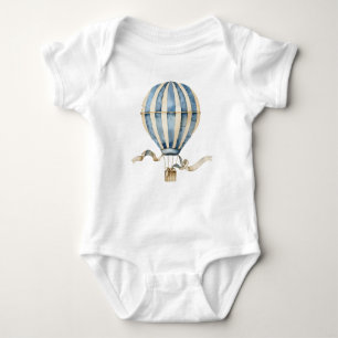Vintage Hot Air Balloon Baby Bodysuit – Whimsical