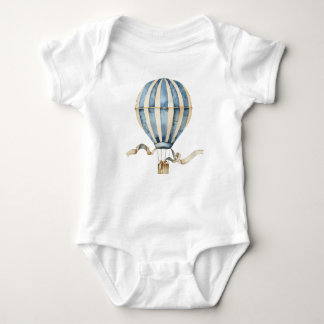 Vintage Hot Air Balloon Baby Bodysuit – Whimsical 