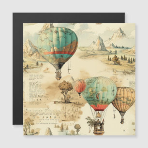 Vintage Hot Air Balloon in a Serene Landscape (10)