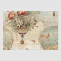 Vintage Hot Air Balloon in a Serene Landscape (3)