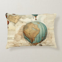 Vintage Hot Air Balloon in a Serene Landscape (5)