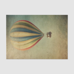 Vintage Hot Air Balloon Tissue Paper