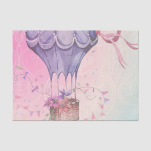 Vintage Hot Air Balloon Tissue Paper