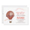 Vintage Hot Air Balloon Wedding Invitation