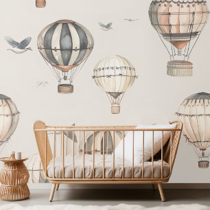 Vintage Hot Air Balloons Wallpaper
