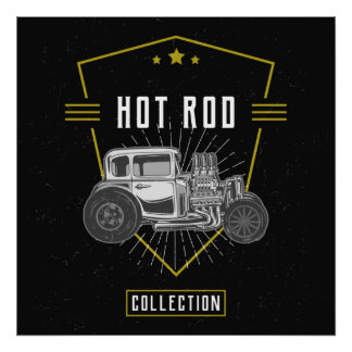 Vintage Hot Rod Photo Print