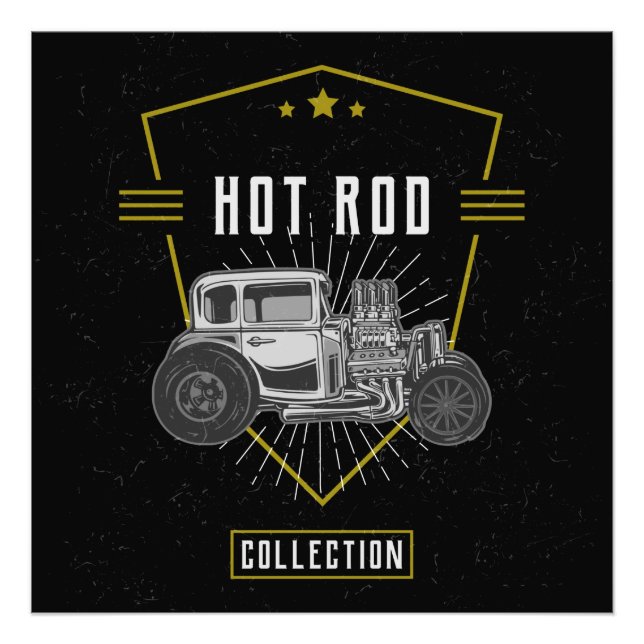 Vintage Hot Rod     Photo Print (Front)
