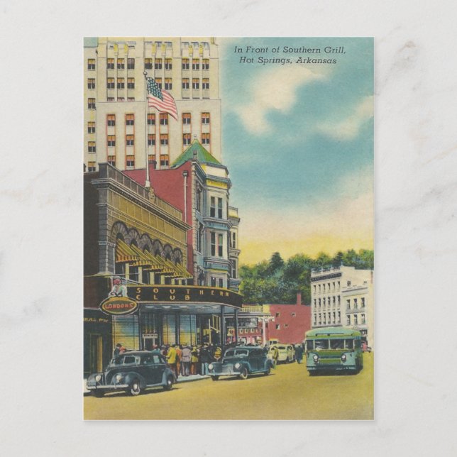 Vintage Hot Springs Arkansas Postcard (Front)