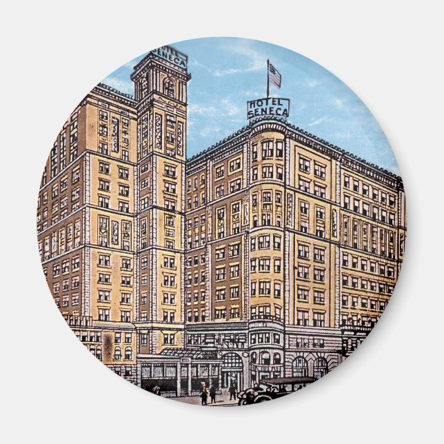 Vintage Hotel Seneca Magnet (Front)