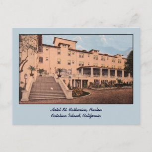 Vintage Hotel St. Catherine Avalon Postcard