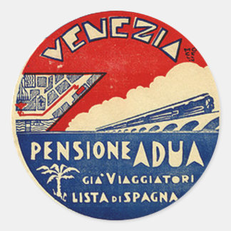 Vintage Hotel & Travel Sticker