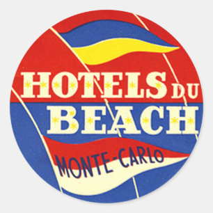 Vintage Hotel & Travel Sticker