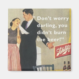 vintage housewife magnet