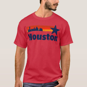 Vintage Houston Texas Houston Strong Stripes Houst T-Shirt
